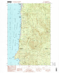 Arch Cape 1985 topographic map thumbnail