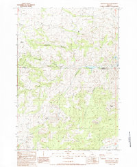 Arrastra Butte 1987 topographic map thumbnail