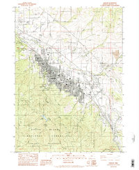 Ashland 1983 topographic map thumbnail