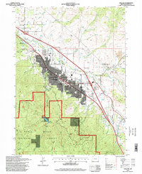 Ashland 1996 topographic map thumbnail