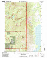 Aspen Lake 1998 topographic map thumbnail