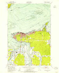 Astoria 1949 topographic map preview