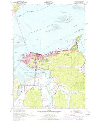 Astoria 1949 topographic map preview