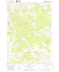 Axehandle Butte 1968 topographic map thumbnail