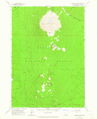 Bachelor Butte 1963 topographic map thumbnail