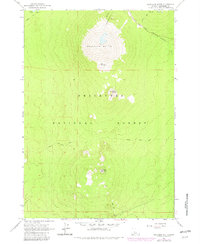Bachelor Butte 1963 topographic map thumbnail