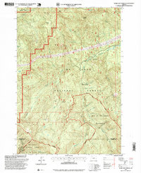 Bagby Hot Springs 1997 topographic map thumbnail
