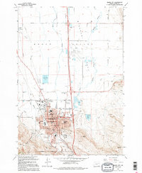 Baker City 1994 topographic map preview