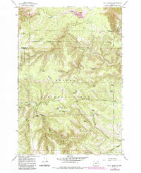 Bally Mountain 1967 topographic map thumbnail