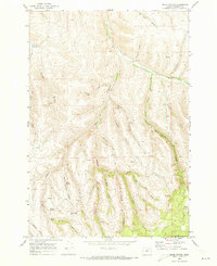Balm Canyon 1969 topographic map thumbnail