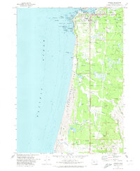 Bandon 1970 topographic map thumbnail