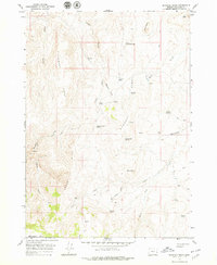 Bannock Ridge 1967 topographic map thumbnail