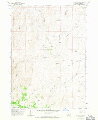 Bannock Ridge 1967 topographic map thumbnail