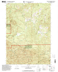 Barklow Mountain 1996 topographic map thumbnail
