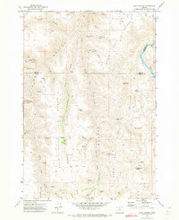 Bath Canyon 1971 topographic map thumbnail