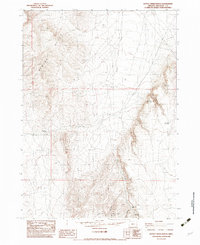Battle Creek Ranch 1982 topographic map thumbnail