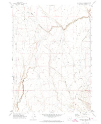 Beatys Butte NW 1971 topographic map thumbnail