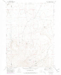 Beatys Butte 1971 topographic map thumbnail
