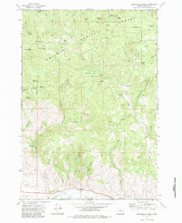 Beaverdam Creek 1972 topographic map thumbnail