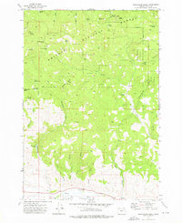 Beaverdam Creek 1972 topographic map thumbnail
