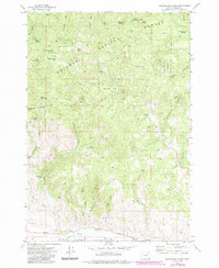 Beaverdam Creek 1972 topographic map thumbnail
