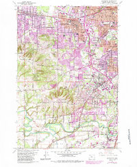 Beaverton 1961 topographic map thumbnail