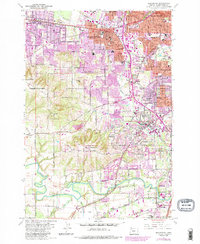 Beaverton 1984 topographic map thumbnail