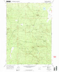 Bear Butte 1968 topographic map thumbnail