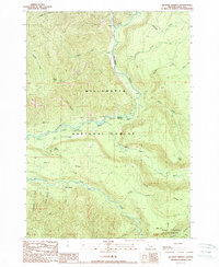 Belknap Springs 1989 topographic map thumbnail