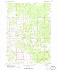 Bend Airport 1962 topographic map thumbnail