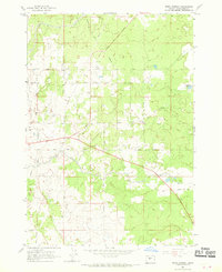 Bend Airport 1962 topographic map thumbnail