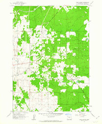 Bend Airport 1962 topographic map thumbnail