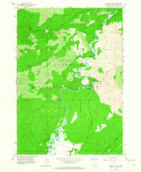 Benham Falls 1963 topographic map thumbnail