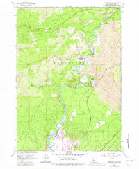 Benham Falls 1963 topographic map thumbnail