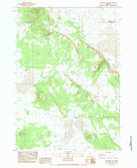 Benjamin Lake 1983 topographic map preview
