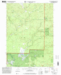 Big Butte Springs 1997 topographic map thumbnail