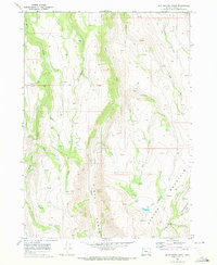 Big Pasture Creek 1968 topographic map thumbnail