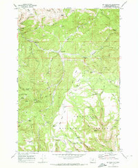 Big Rock Flat 1969 topographic map thumbnail