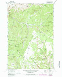 Big Rock Flat 1969 topographic map preview