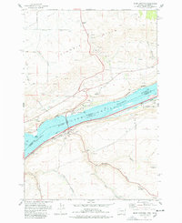 Biggs Junction 1977 topographic map thumbnail