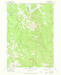Bill Peak 1971 topographic map preview