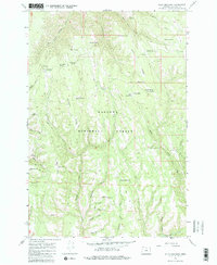 Billy Meadows 1967 topographic map thumbnail
