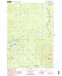 Black Butte 1988 topographic map thumbnail
