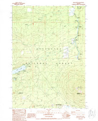 Black Butte 1988 topographic map thumbnail