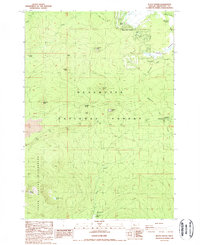 Black Crater 1988 topographic map thumbnail