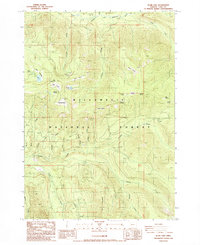 Blair Lake 1986 topographic map thumbnail