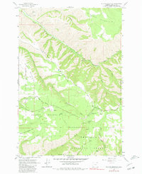 Blalock Mountain 1963 topographic map thumbnail