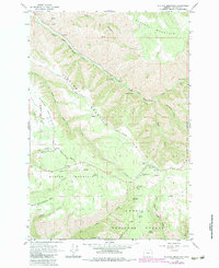 Blalock Mountain 1963 topographic map thumbnail