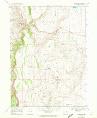 Blizzard Gap 1968 topographic map thumbnail