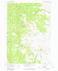Blue Canyon 1967 topographic map thumbnail